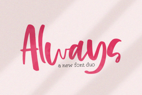 Always: The Perfect Handwritten Font for Web Design