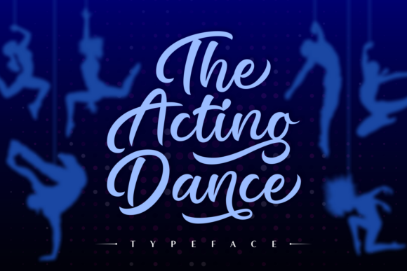 Bring Elegance to Your Handmade Creations with The Acting Dance Font