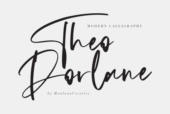 Bring Your Handmade Creations to Life with Theodorlane Font