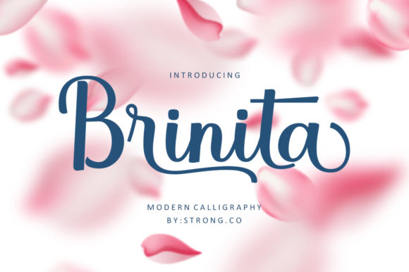 Brinita: Elevate Your Brand with This Elegant Handwritten Font