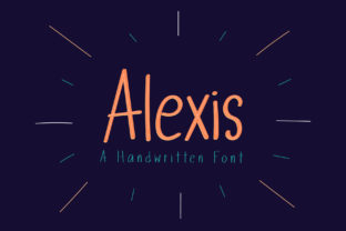 Discover Alexis: A Charming Handwritten Font for Your Editorial Needs
