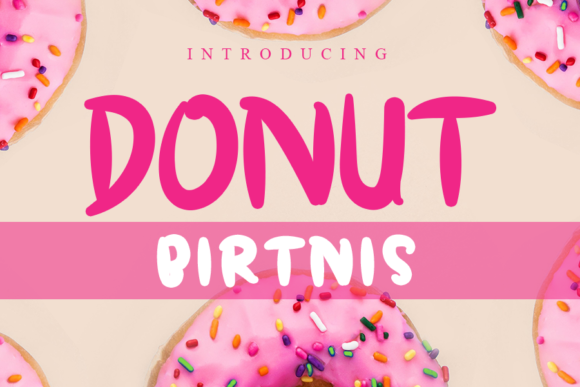 Donut Birtnis: A Friendly Handwritten Font for Web Design