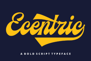 Ecentric: A Handwritten Font for Memorable Branding