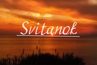 Elevate Your Editorial Design with Svitanok Font