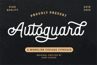 Enhance Your Brand with Autoguard, the Perfect Handwritten Font