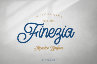 Finezia: A Script Amp Font for Elegant Branding