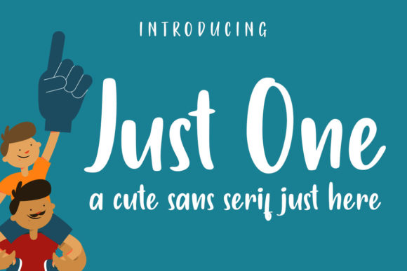 Just One: A Versatile Handwritten Font for Editorial Design
