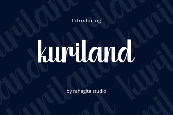Kuriland: A Magical Handwritten Font for Crafters