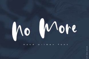 No More: A Bold Script for Modern Design