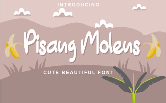 Pisang Molens: A Handwritten Font for Elegant Web Design