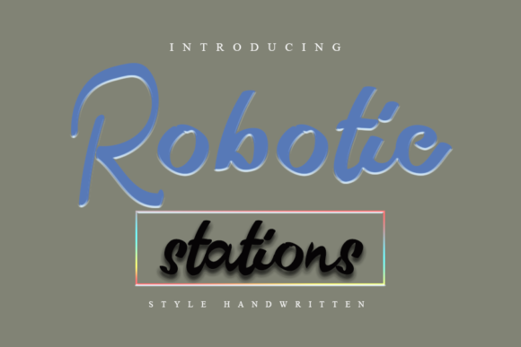Robotic Stations: A Charming Font for Editorial Design