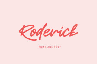 Roderick: A Handwritten Font for Enchanting Editorial Design
