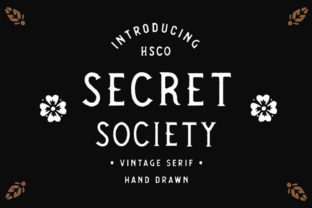 Secret Society: The Perfect Vintage Font for Crafters