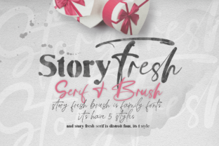 Story Fresh: A Charming Handwritten Font for Editorial Design