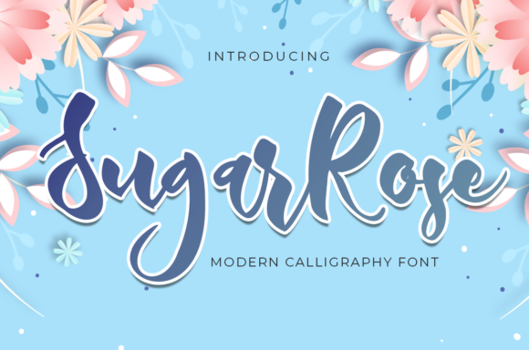Sugar Rose: A Handwritten Font for Elegant Editorial Design