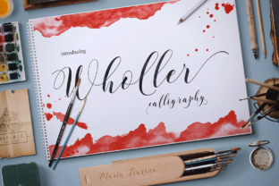 Wholler: A Charming Handwritten Font for Crafters